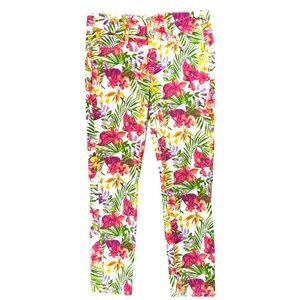 Tommy Bahama Marabella Blooms Floral Pants Size 6 (27x28) Tropical Resort